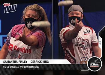 2020 ACL Topps Now #9 Samantha Finley / Derrick King Front